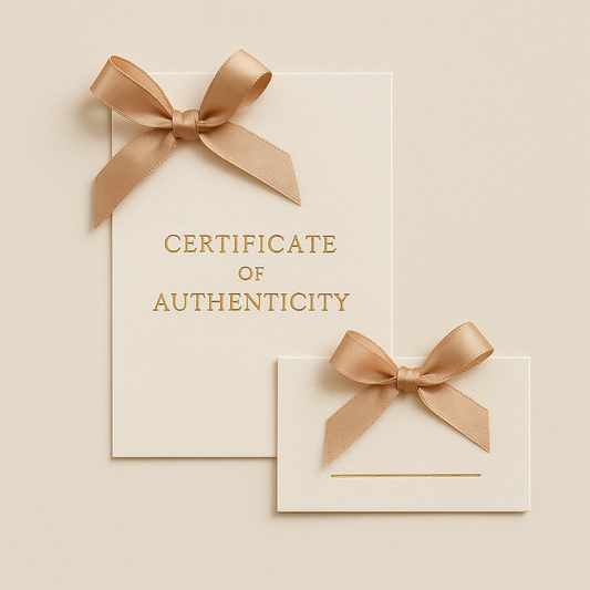 Certificate of authenticity